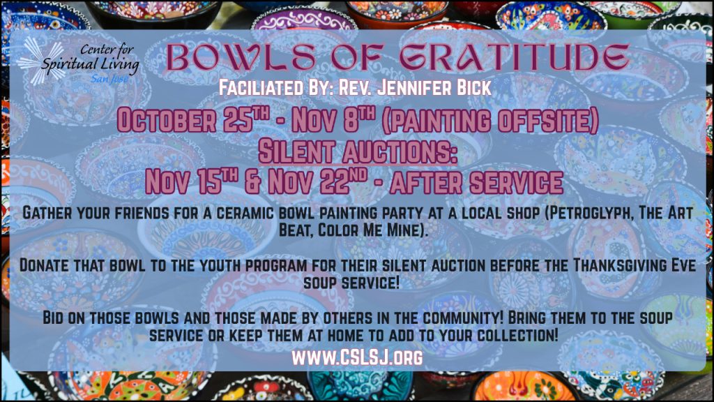 Bowls of Gratitude: Offsite Painting